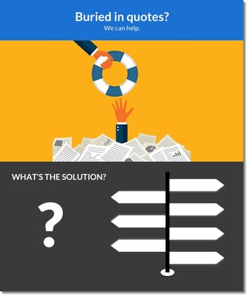 Landing page infographic